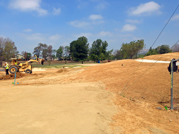 Grading Birch Hills Golf Course Hole #14 (July 2014)